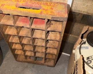 Crawfordsville Indiana Bottle Crate
