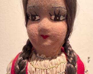 Felt Doll Hand Painted face