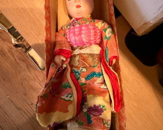 Asian doll in box