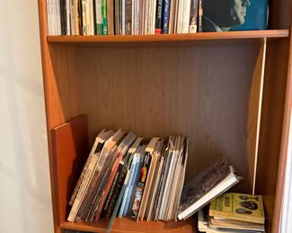 Books and shelf unit