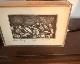 Shell Study framed