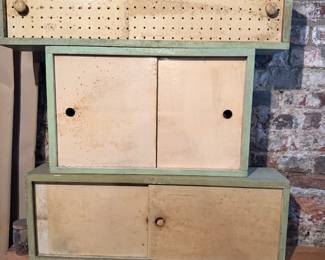 Old workshop cabinets