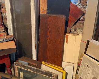 Vintage Frames, wood and windows