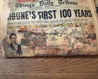 Chicago Daily Tribune 100th year 1947