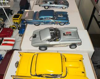 The Danbury Mint Diecast Cars with Boxes