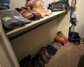 Mens Shoes- 8, 9, 9-1/2; Cowboy Boots; Military Uniform with Boots, Pins and Cords