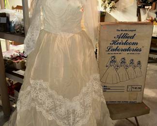 Vintage Wedding Dress 1960's