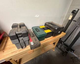 2088  5 Tool Boxes 