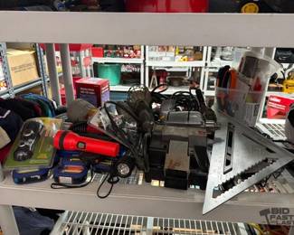 2086  Flashlights, Head Lamp, Squares, Craftsman Wet Sharp Machine 