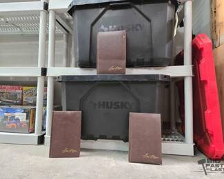 2028  2 Tubs Collections Of Lamour Books 