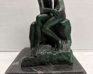 8146  Auguste Rodin The Kiss Bronze Sculpture 