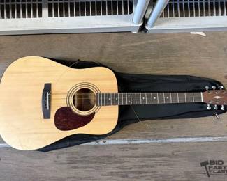 8078  Cort Acoustic Guitar with Carrying Case 