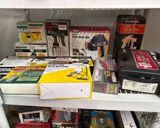 2396  Air Brush Kit, Paint Spray Guns, Central Pneumatic Dent Puller 