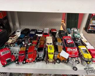 2406  Model Cars and Coin Banks 