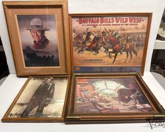 8156  4 Framed Artworks 