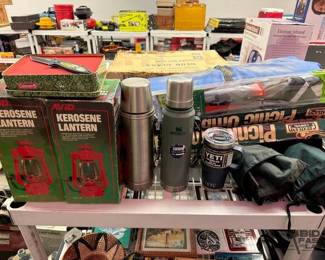 2260  Kerosene Lanterns, Yeti Rambler, Stanley Thermos, Coleman Knife 