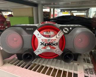 2306  Sony Xpld Cassette And CD Player 