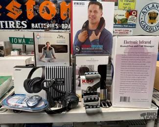 2232  Neck Massager, Body Wrap, Heated Plush Pillow, Electronic Infrared Foot and Calf Massager 