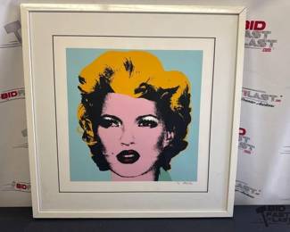 1950  Signed Banksy Kate Moss Print 