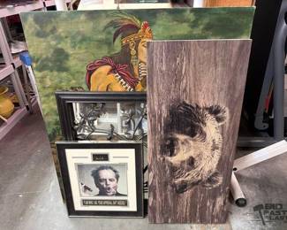 2378  3 Artworks and 1 Mirror 