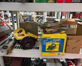 2138  Electric Planer, Router, Level, Jig Saw 