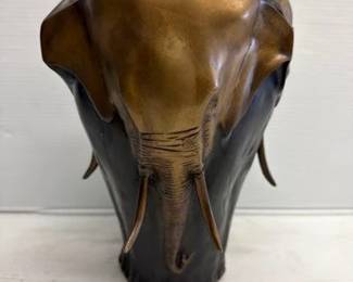 8152  PierreJules Mene Elephants on Vase Bronze Sculpture 