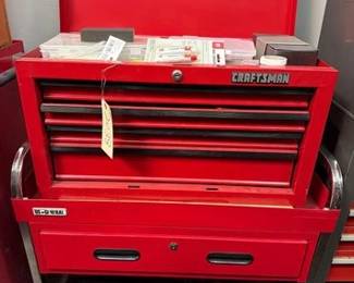 2038  Craftsman Tool Box and US General Tool Cart 