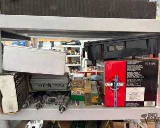 2136  Central Pneumatic Air Tools, Craftsman Bench Grinder, Palm Nailer, Air Ratchet Wrench 