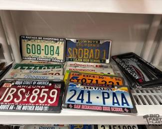 2016  13 License Plates and Covers 