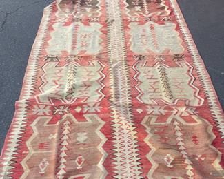 Vintage Turkish Kilim Rug 