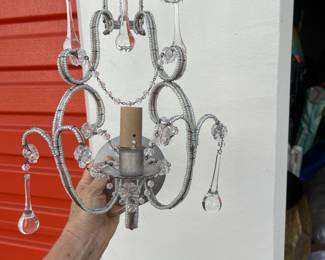 4 of these crystal sconces from
The home of Jessica Simpson