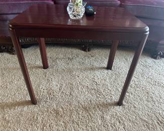 Wood coffee table