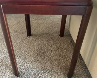 Wood side table