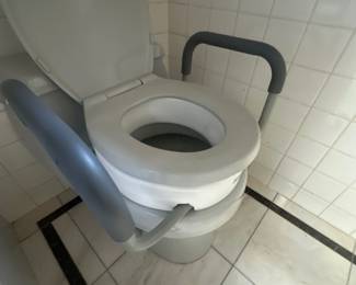 Medical equipment elevated toilet seat