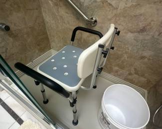 Medical equipment shower chair