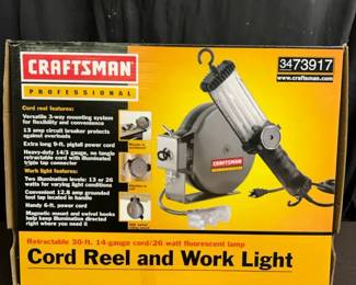 Craftsman Cord Reel and Mounting Hardware New