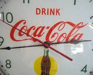 Vintage 1950s Coca Cola Clock