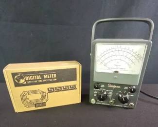 Simpson 311 Vacuum Tube Volt Ohmmetered Sunche Digital Tachometer