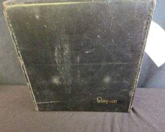 Vintage Simpson Voltage Meter