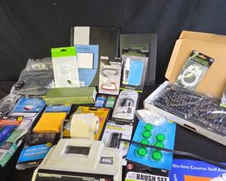 Canon Desk Top Printing Calculator, Radio Shack Portable Copier, 88 Key Wireless Keyboard And More