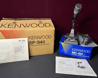 Kenwood SP940 Speaker And Kenwood MC60 Mic