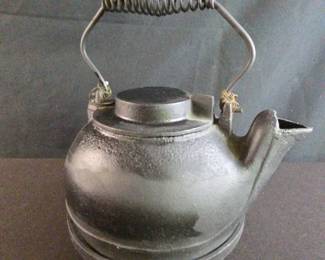 Vintage Cast Iron Teapot