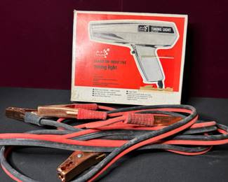 Sears ClampOn Inductive Timing Light Set Of Jumper Cables