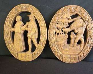 Vintage Syroco Wall Plaques