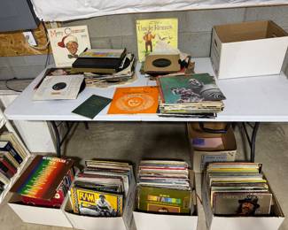 Record albums, good selection of 70s and 80s