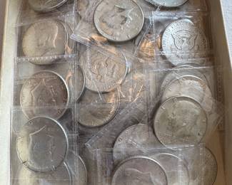 Kennedy halves 90% silver