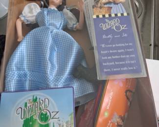 Wizard of Oz Barbie and Toto. Untouched.