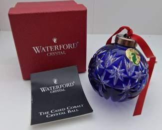 Waterford Christmas ornament