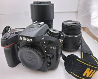 Nikon Camera with lenses. Case included.