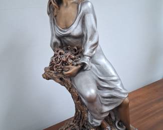 "Lady holding Flowers" by Alice Heath Austin